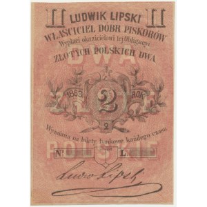 Piskorów, Ludwik Lipski, 2 gold 1863