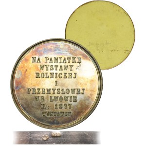 Galicia, Medal in Commemoration of the Agricultural and Industrial Exhibition in Lviv 1877 - VERY RARE, SILVER
