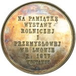Galicia, Medal in Commemoration of the Agricultural and Industrial Exhibition in Lviv 1877 - VERY RARE, SILVER