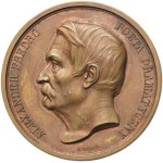 Galicia, Medal Alexander Fredro 1864 - VERY RARE, COPPER