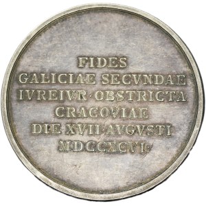 Galicja, Franciszek II, Medal na Pamiątkę Hołdu w Krakowie 1796