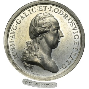 Galicia, Joseph II, Medal Commemorating the First Partition of Poland 1782 - RARE, SILVER