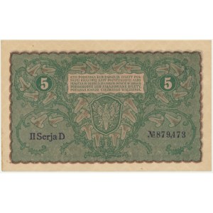 5 marks 1919 - II Series D -.
