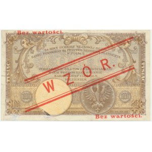 1,000 Gold 1919 - MODEL - low print -.