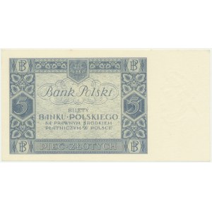 5 zlatých 1930 - Série CC. -
