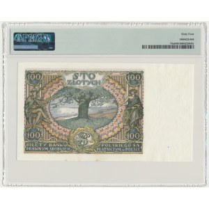 100 złotych 1934 - Ser.C.N. - bez dodatkowych znw. - PMG 64