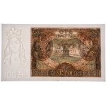 100 złotych 1934 - Ser.C.N. - bez dodatkowych znw. - PMG 64