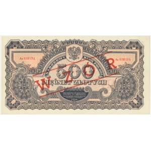 500 zl 1944 ...owe - MODEL - Ax -.
