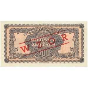 500 zl 1944 ...owe - MODEL - Ax -.