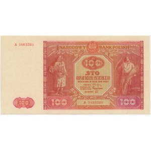100 zloty 1946 - A - première série