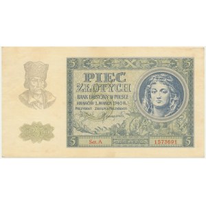 5 gold 1940 - A -.