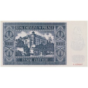 Krakowiak, 1.000 PLN 1941