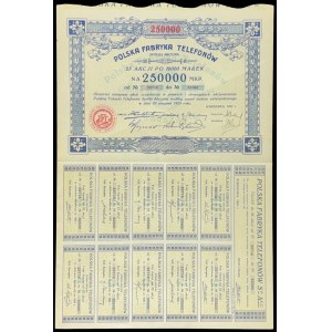 Polska Fabryka Telefonów S.A., 25 x 10.000 mkp