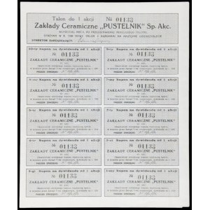 Ceramic Works Pustelnik, 50 zloty 1927