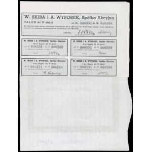W. Skiba i A. Wyporek S.A., 10 x 500 zł 1935