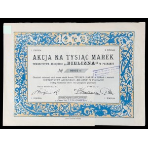 Underwear Joint Stock Society, 1,000 mkp, Issue I.
