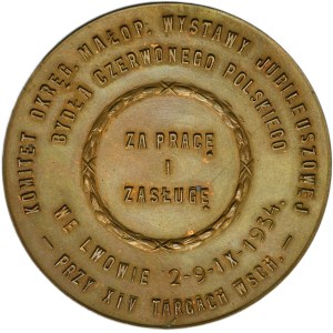 Galicia, Award Medal Małopolska Red Cattle Exhibition 1934