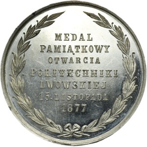 Galicia, Medal Opening of the Lviv Polytechnic 1877