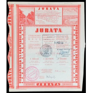 Jurata Health Resort on the Hel Peninsula S.A., PLN 100, Issue I.