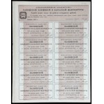 Joint Stock Society of Kalisz Plush and Velvet Manufactory in Kalisz, 250 rubles 1913