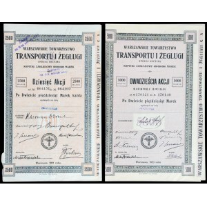 Association des transports et de la navigation de Varsovie - ensemble de 2 actions