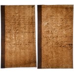 Paper (2 cards) with filigree of the REINERZ paper mill - DUSZNIKI
