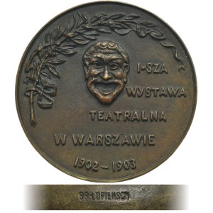 Medal First Theatre Exhibition in Warsaw 1903