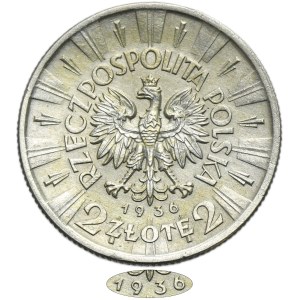 Pilsudski, 2 zloty 1936 - RARE