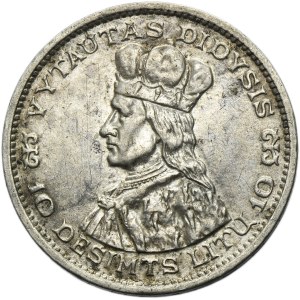 Lithuania, Republic, 10 Litu Kowno 1936