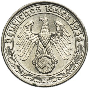 Deutschland, Drittes Reich, 50 Feniges Berlin 1938 A