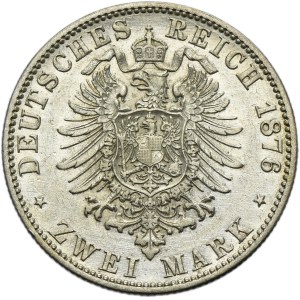 Germany, Kingdom of Prussia Wilhelm I, 2 Mark Berlin 1876 A