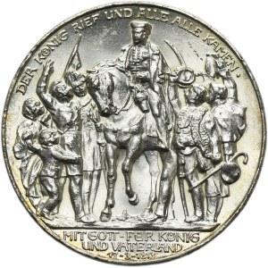 Germany, Kingdom of Prussia, Wilhelm II, 3 Mark Berlin 1913 A