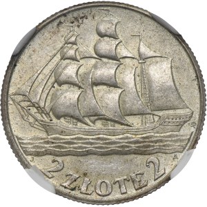 Plachetnica, 2 zlaté 1936 - NGC MS63