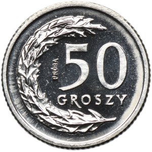 SAMPLE NIKIEL, 50 pennies 1990