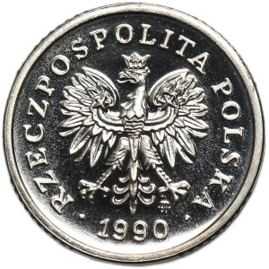 SAMPLE NIKIEL, 10 pennies 1990