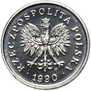SAMPLE NIKIEL, 2 pennies 1990