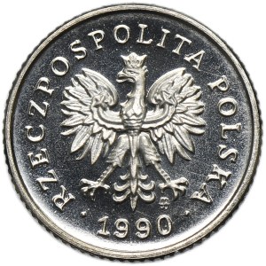 SAMPLE NIKIEL, 1 penny 1990