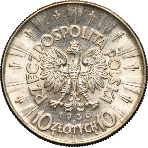 Pilsudski, 10 zloty 1936
