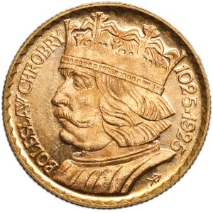 10 zlatých 1925 Chrobry