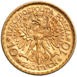 10 zlatých 1925 Chrobry