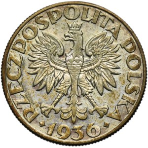 Plachetnica, 5 zlatých 1936