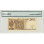 500 zloty 1974 - MODEL - ACCEPT - A 0000000 - PMG 64 - RARE.