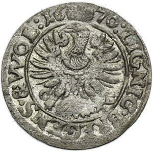 Silesia, Duchy of Liegnitz-Brieg-Wohlau, Christian, 3 Kreuzer Brieg 1670 CB