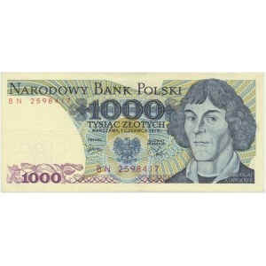 1,000 zloty 1979 - BN -.