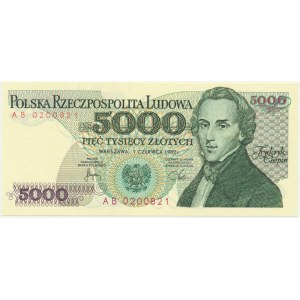 5.000 PLN 1982 - AB -