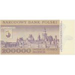 200,000 zl 1989 - M 0000492 - low serial number -.