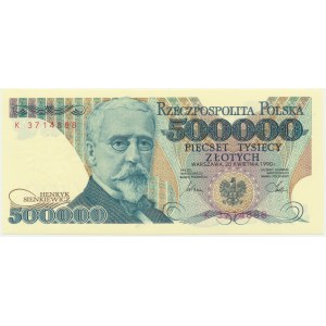 500.000 PLN 1990 - K -
