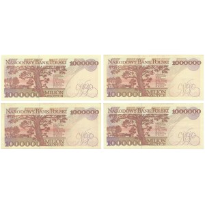Set, 1 million gold 1993 (4 pieces).