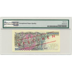 2 million gold 1992 - MODEL - B 0000000 - No.0189 - PMG 64 EPQ - RARE