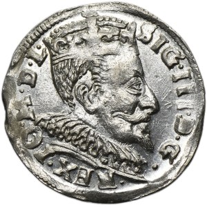 Sigismund III Vasa, 3 Groschen Vilnius 1594 - stars on sides III